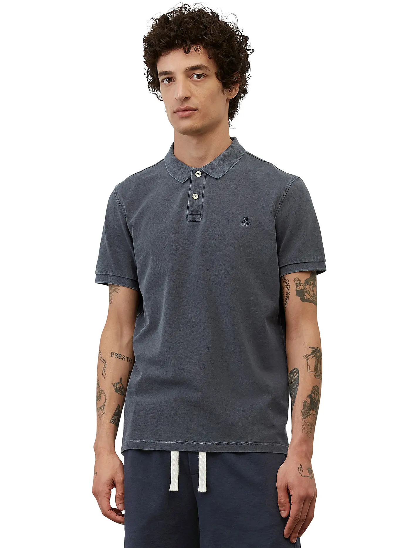 MARC O'POLO | Poloshirt | grau